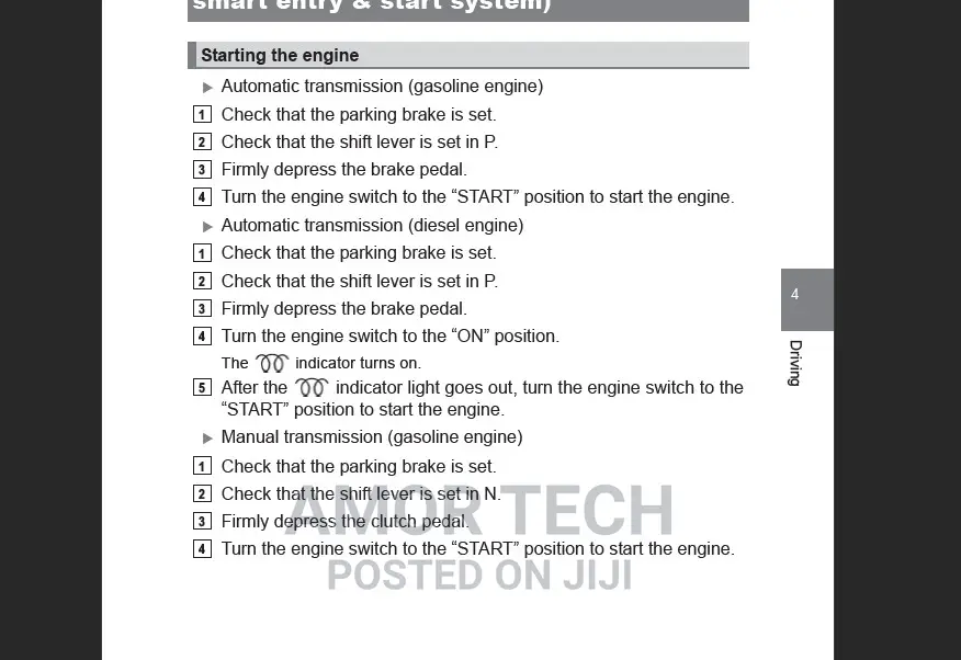 Toyota Hilux Owner's Manual Year 2005-2023