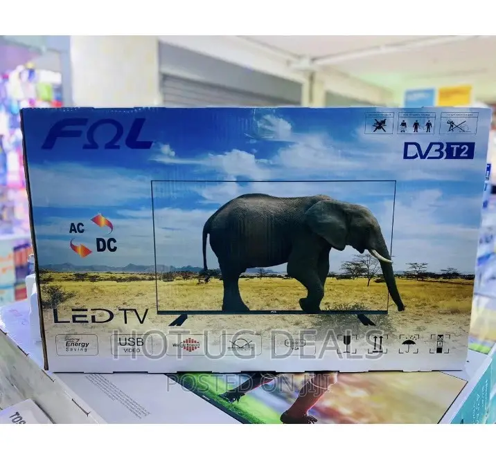 Fol 32'' Inch LED HD TV Inbuilt Free-to-Air Decoder -Black