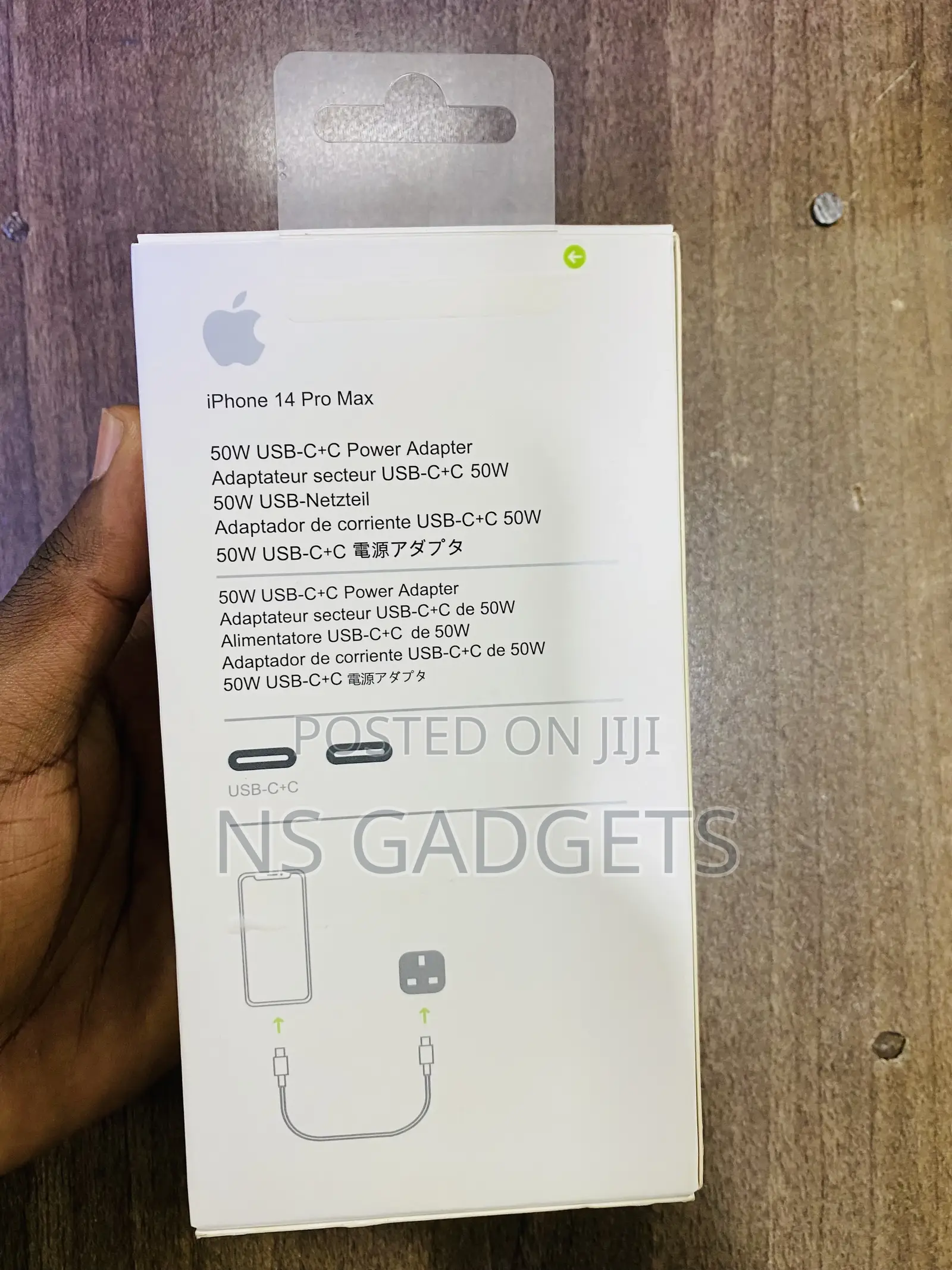 50W USB C-C Power Adapter Lighting Cable