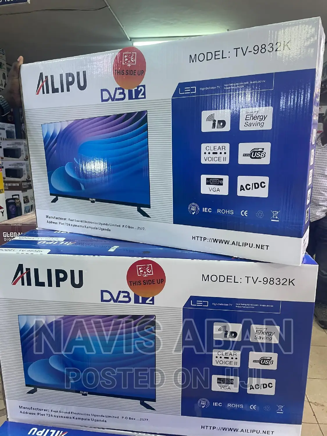 Ailipu 32 Inch Digital TVS With Free to Air