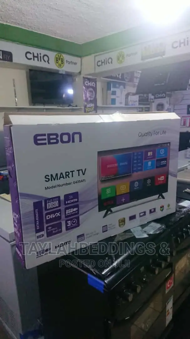EBON SMART TV Full HD 43 Inch With Free to Air Decoder