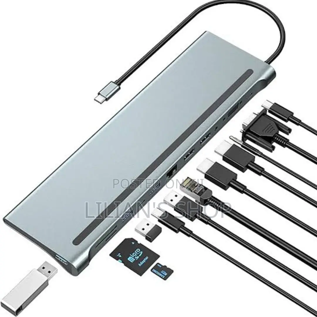 14 In1 USB C Laptop Docking Station
