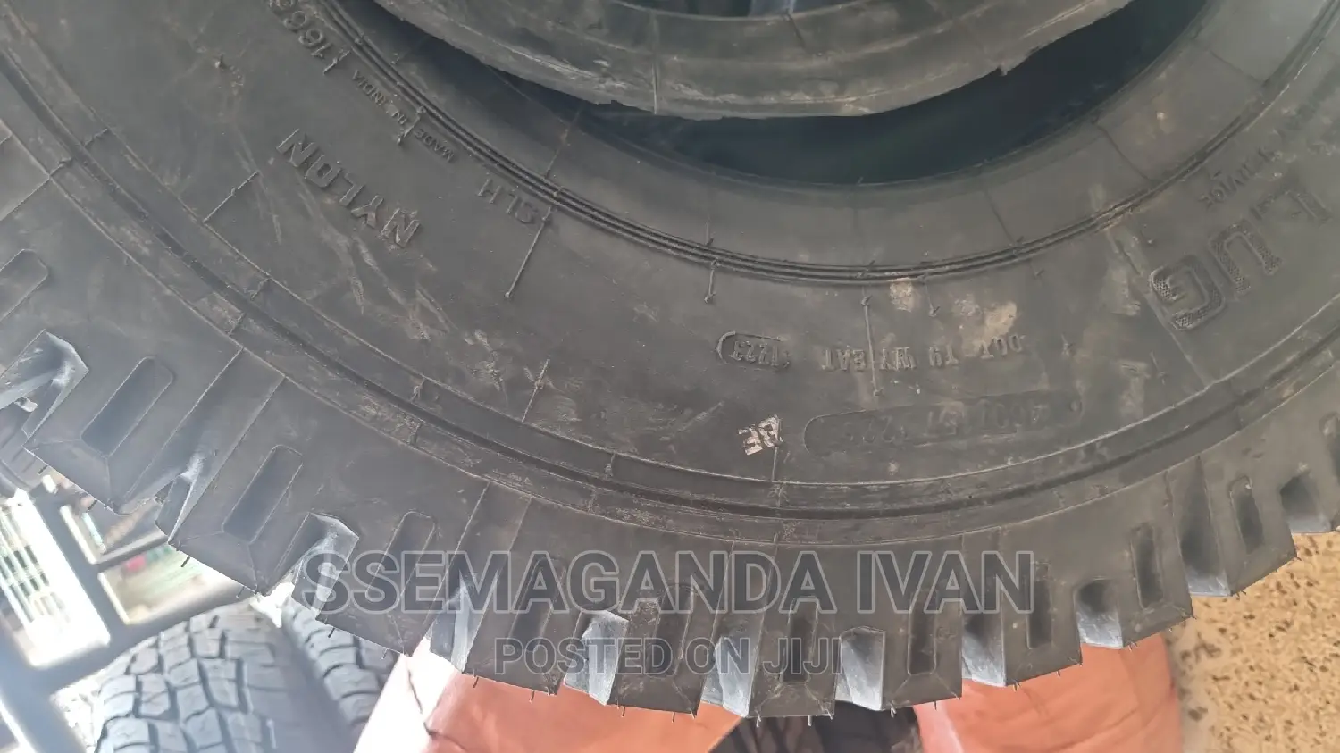 750r16 MRF Mudgrip Behind Tyres