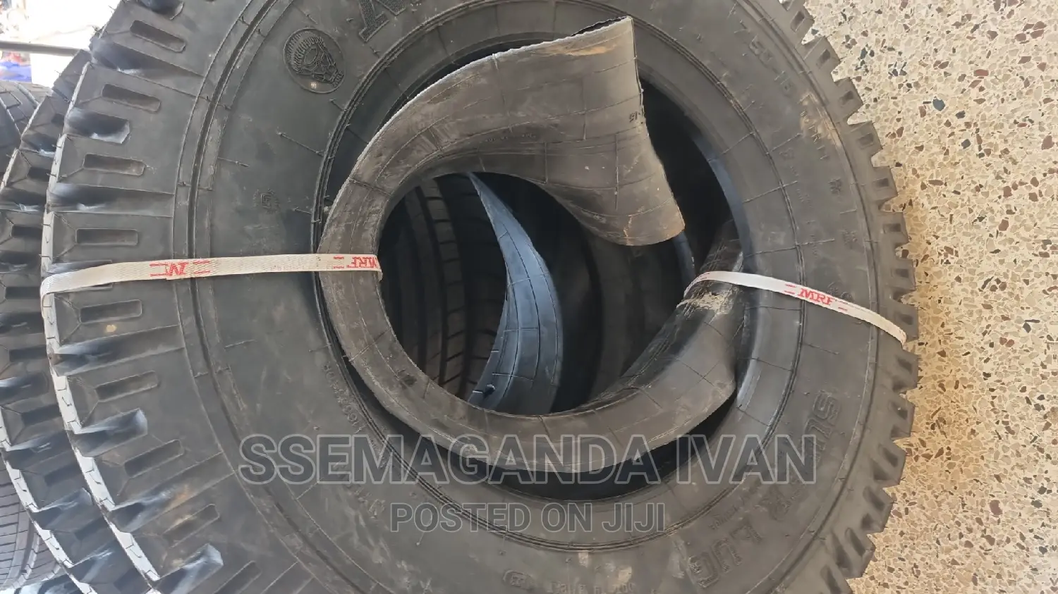 750r16 MRF Mudgrip Behind Tyres