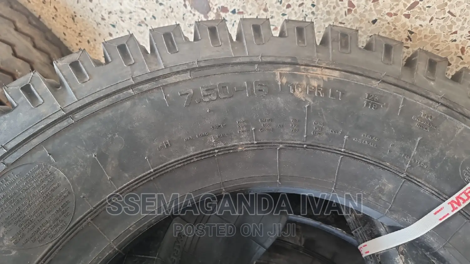 750r16 MRF Mudgrip Behind Tyres