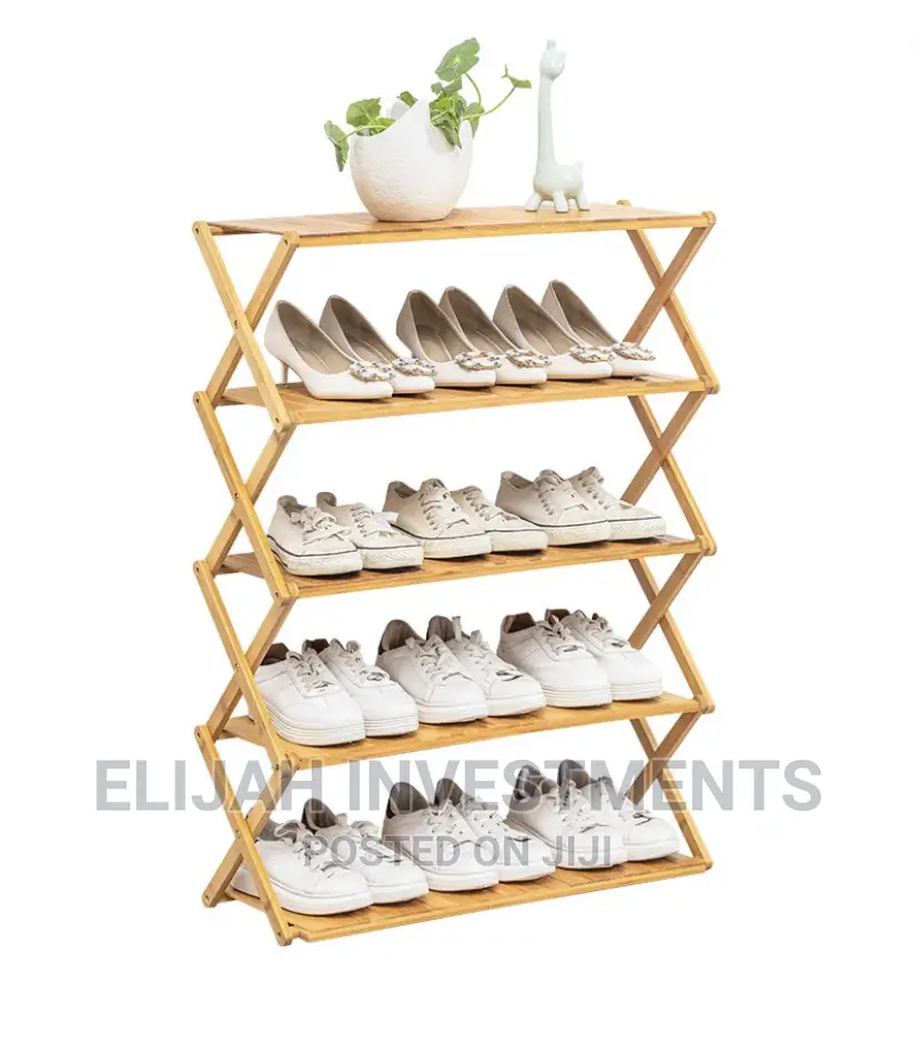 X-Shape 5-Layer Shoe Rack