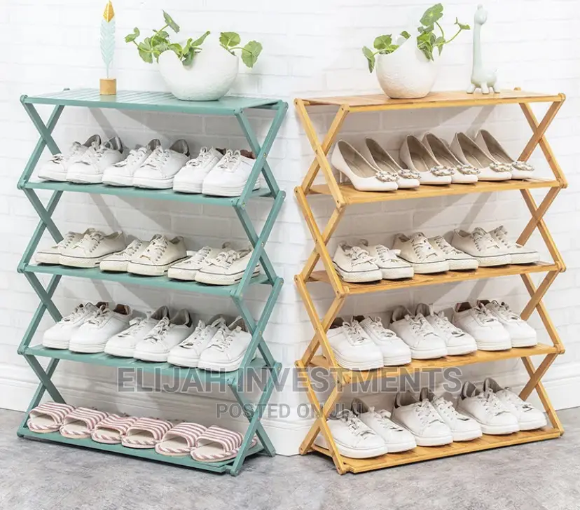 X-Shape 5-Layer Shoe Rack