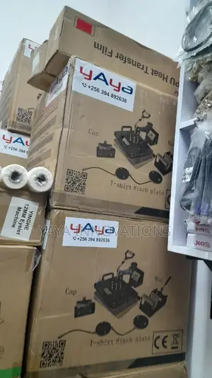Platen Heat Press Machine Combo