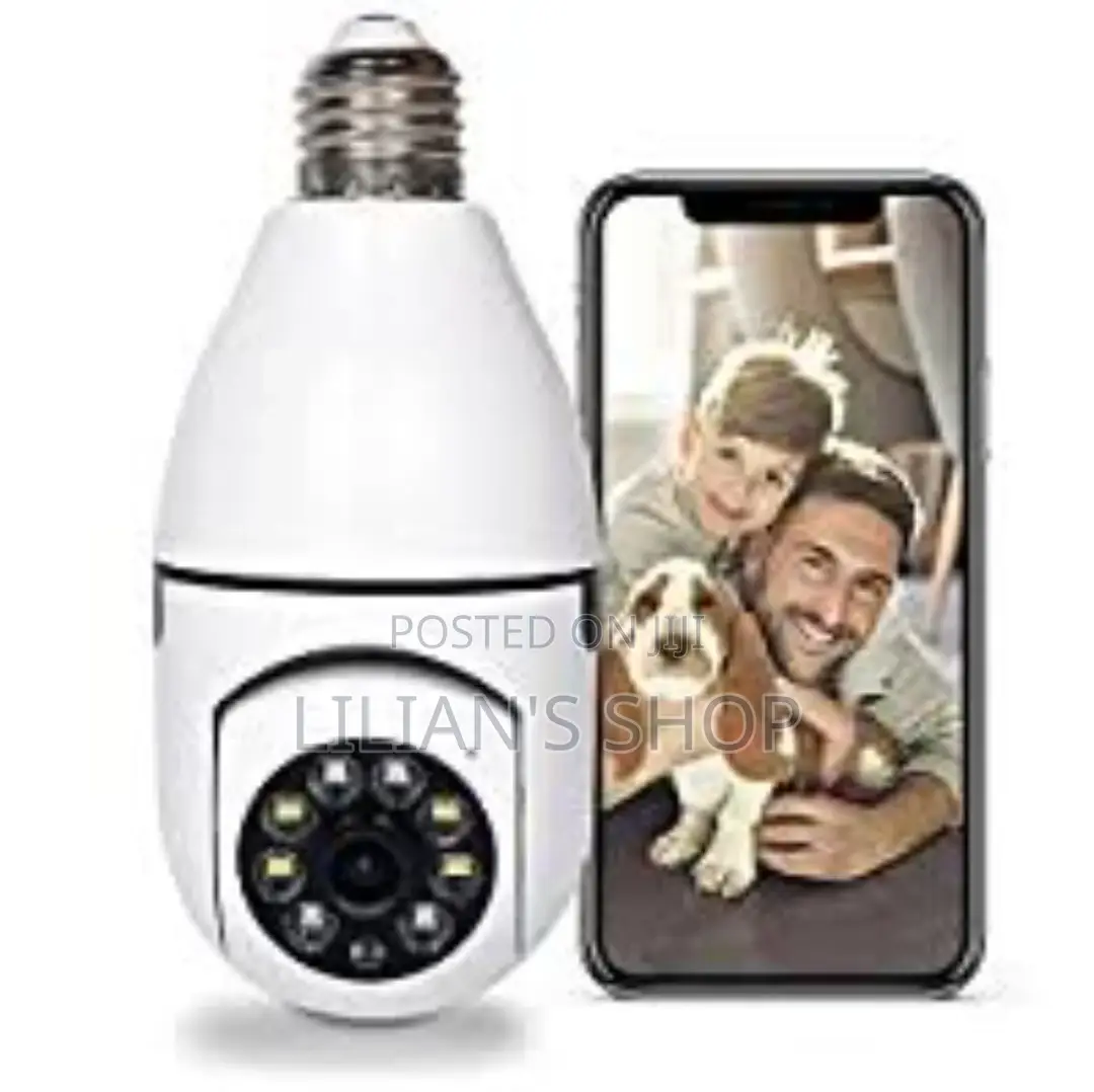 360 Panoramic Wifi IRIP E27 Bulb Light Bulb Camera 1080p HD