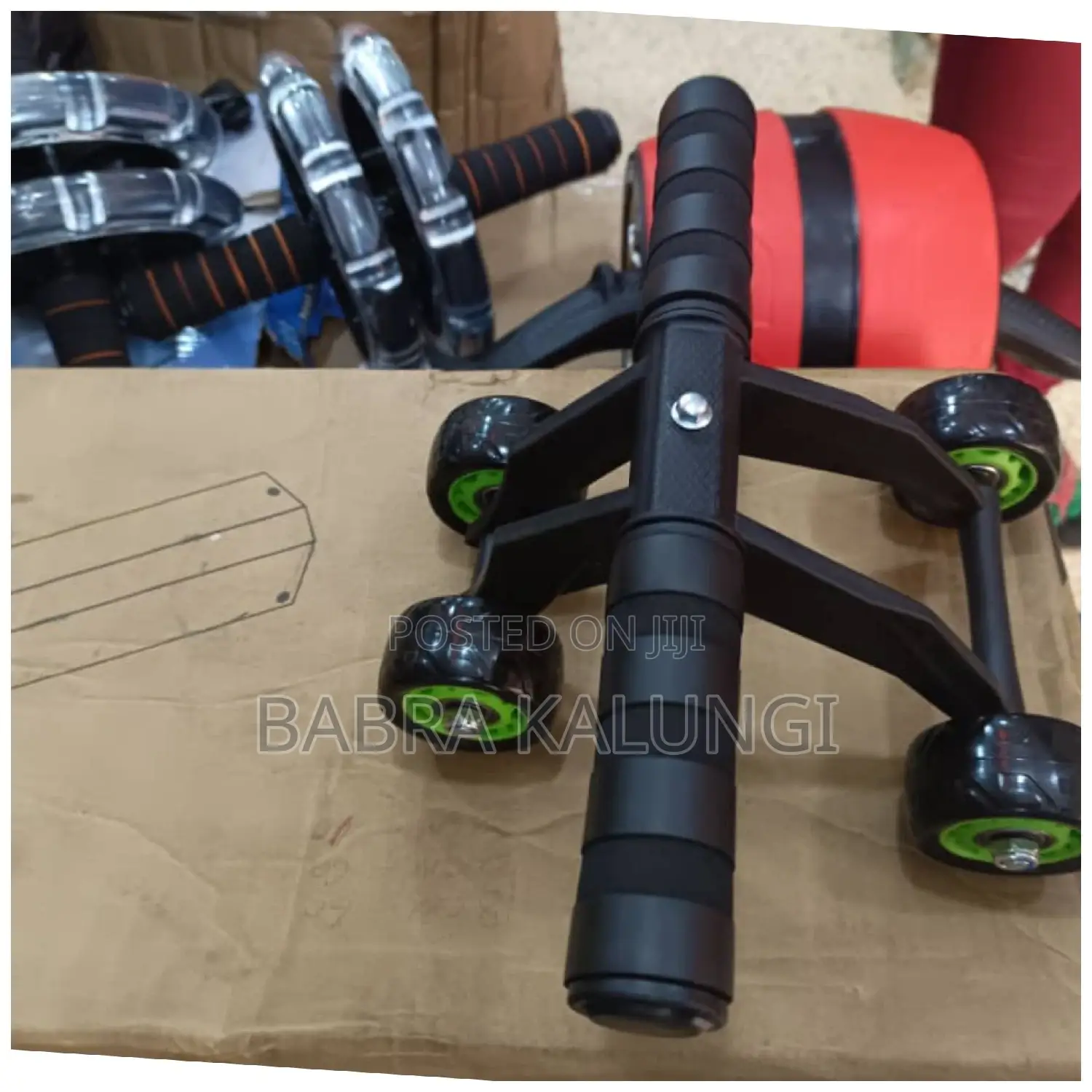 Abs Exercises Double Wheel Roller