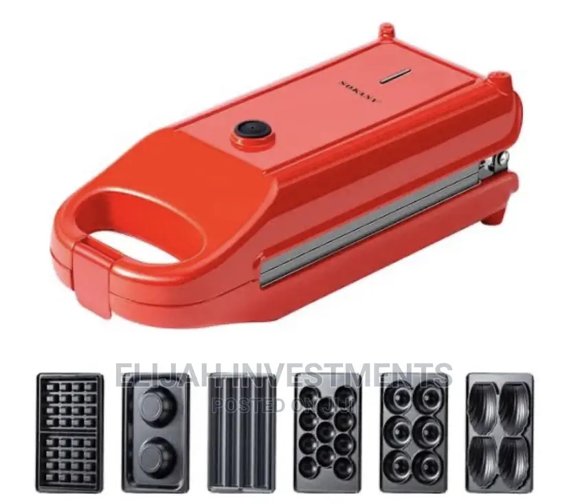 6in1 Sokany Sandwich Maker Set SK -BBQ 836