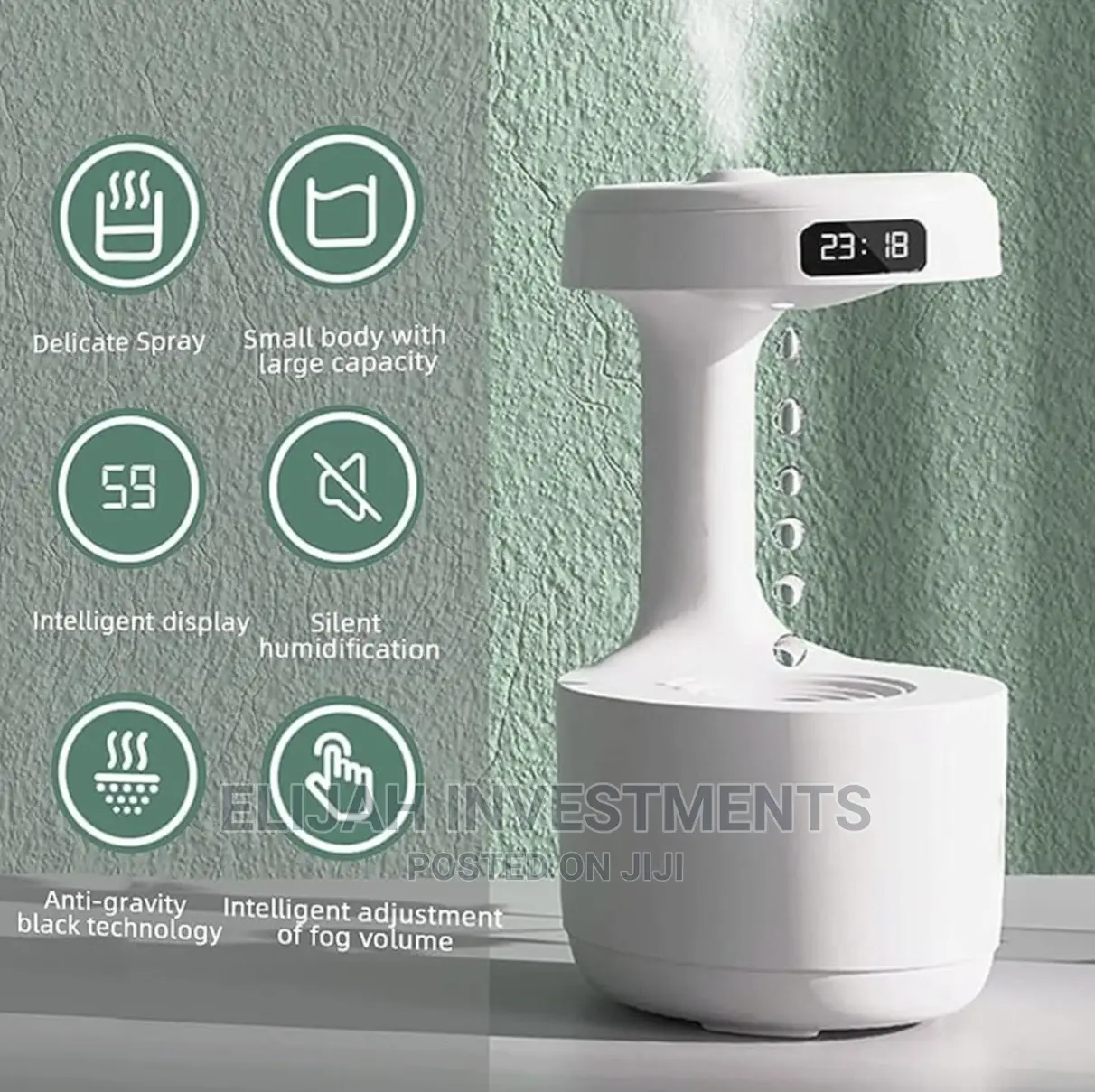 Anti Gravity Water Droplet Humidifier