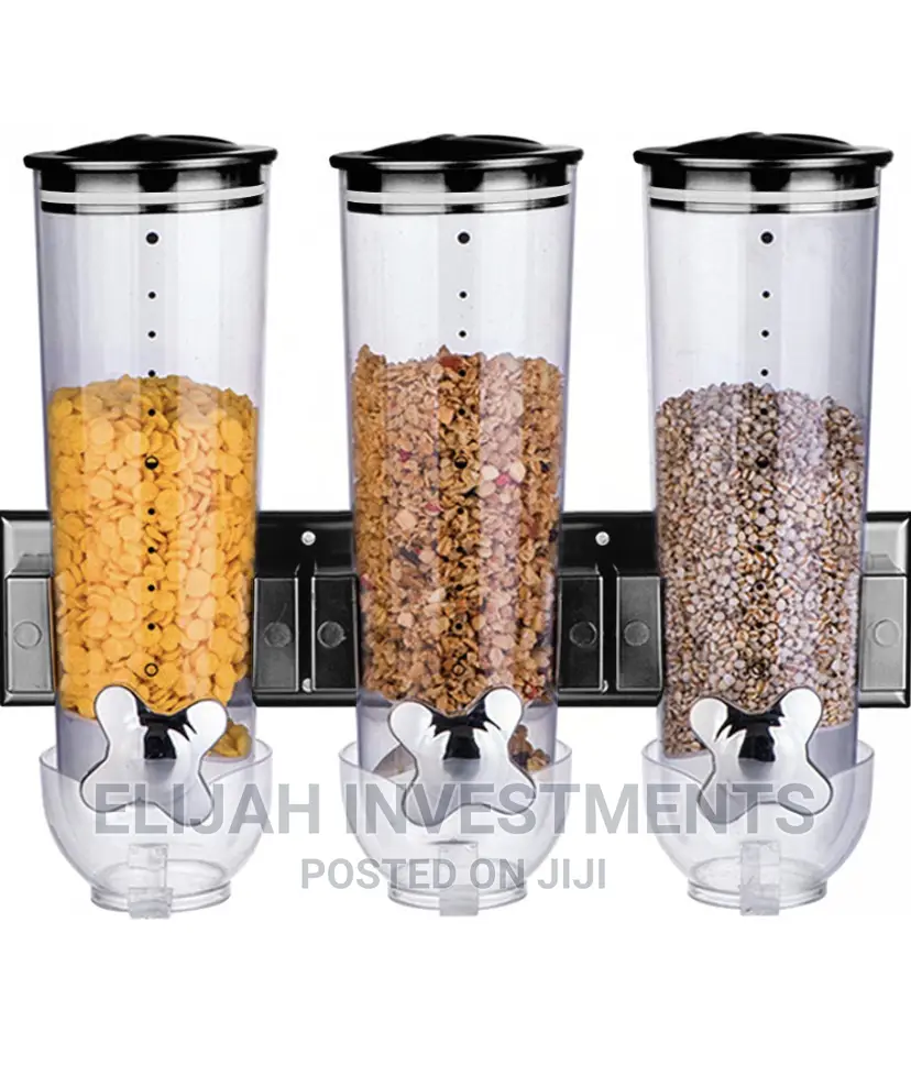 Triple Cereal Dispenser (3 Dispensing Cylinder)