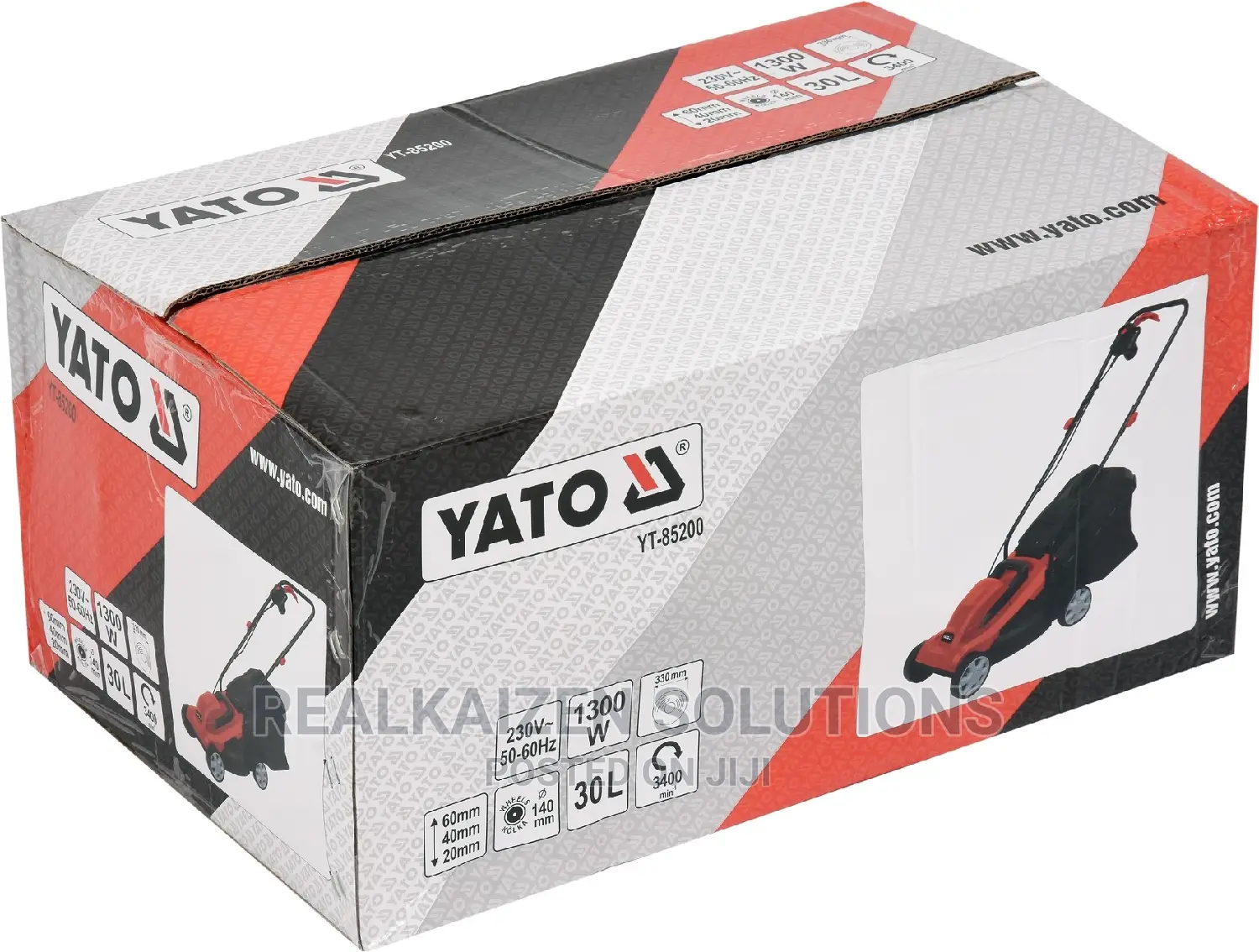 Poland YATO 330mm Electric Push Lawnmower 1300W