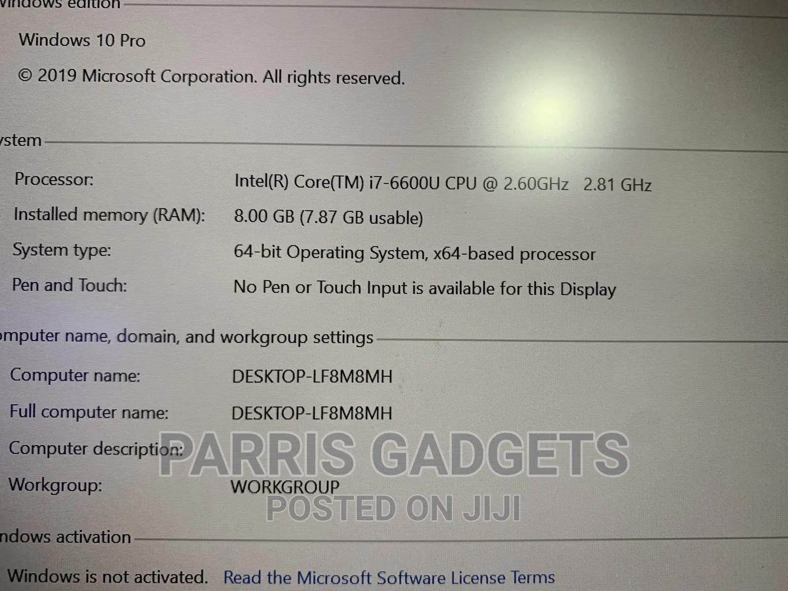 Laptop Lenovo ThinkPad T470s 8GB Intel Core I7 SSD 256GB