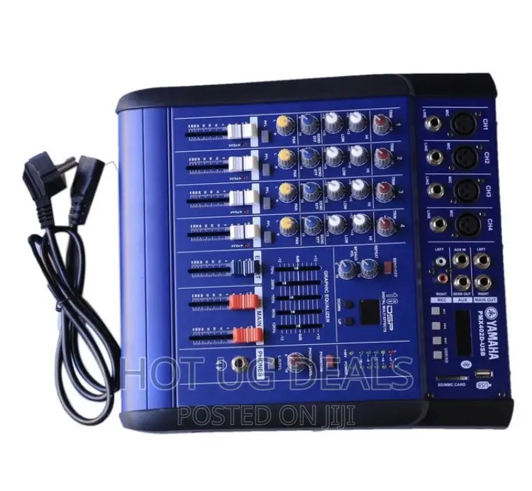 Yamaha 4-channel Amplified Mixer - Blue