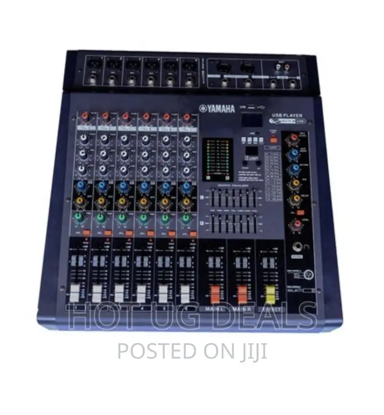 Yamaha 6-Channel Amplified Mixer -Black