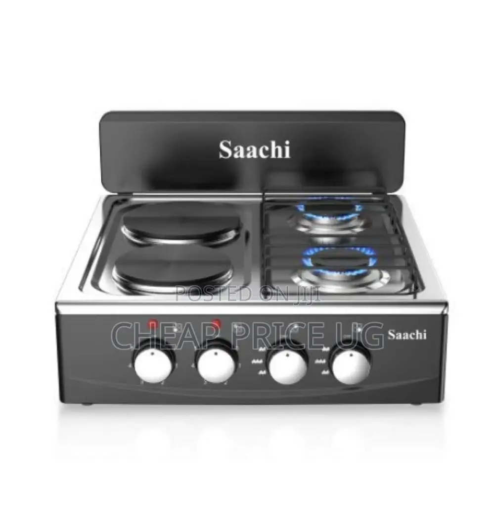 Saachi 2+2 Electric and Gas Table Top Burner/Cooker.