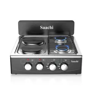 Saachi 2+2 Electric and Gas Table Top Burner/Cooker.