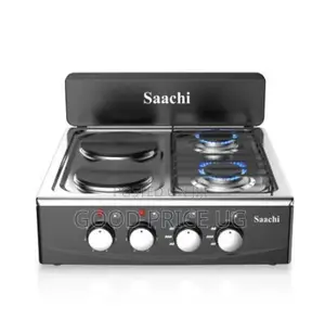 Saachi 2+2 Electric and Gas Table Top Burner/Cooker.