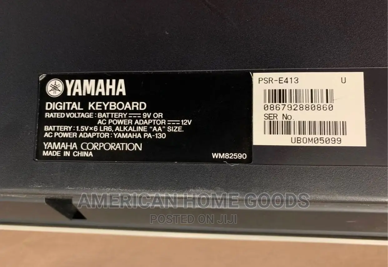 Yamaha PSR 413 Professional Keyboard 61 Keys