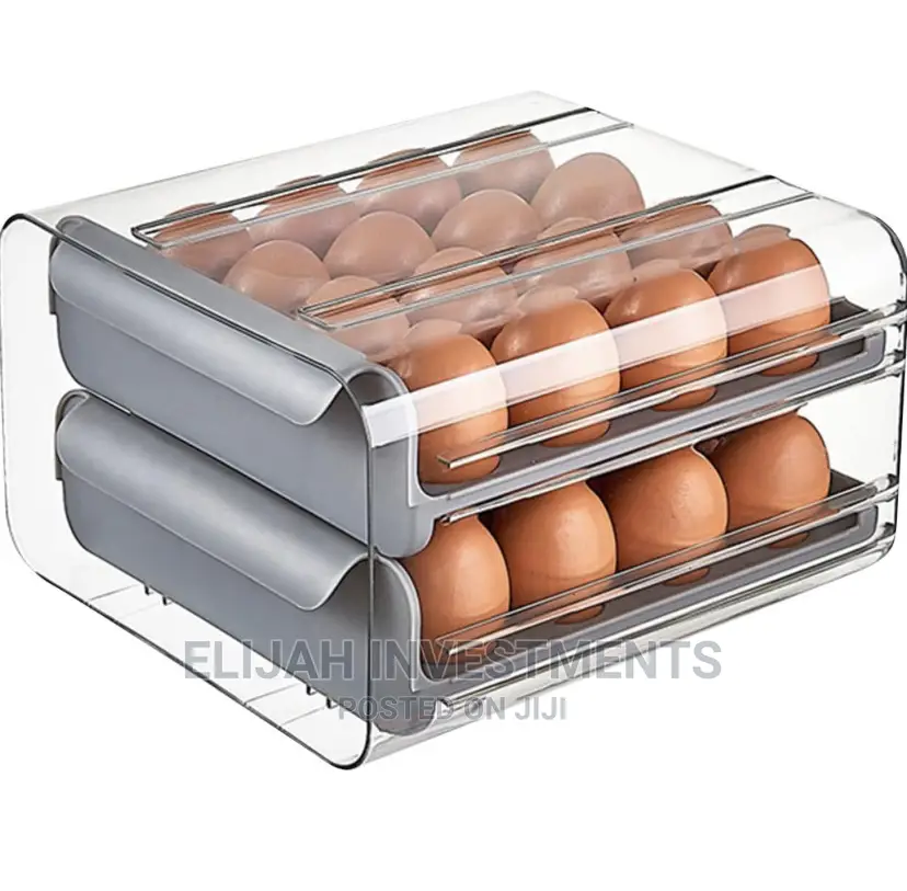 Two Level Egg Storage Organizer