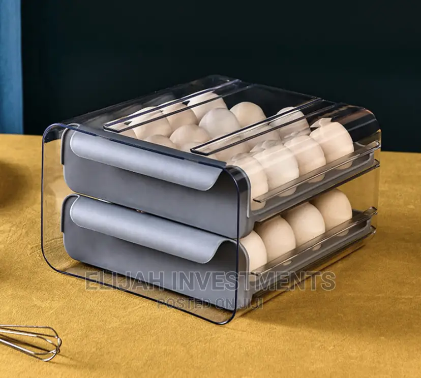 Two Level Egg Storage Organizer