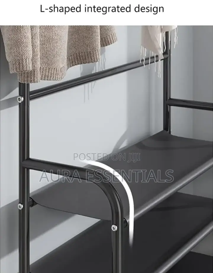 Coat Rack Shoe Rack Hall Tree 3 In 1 Storage Rack