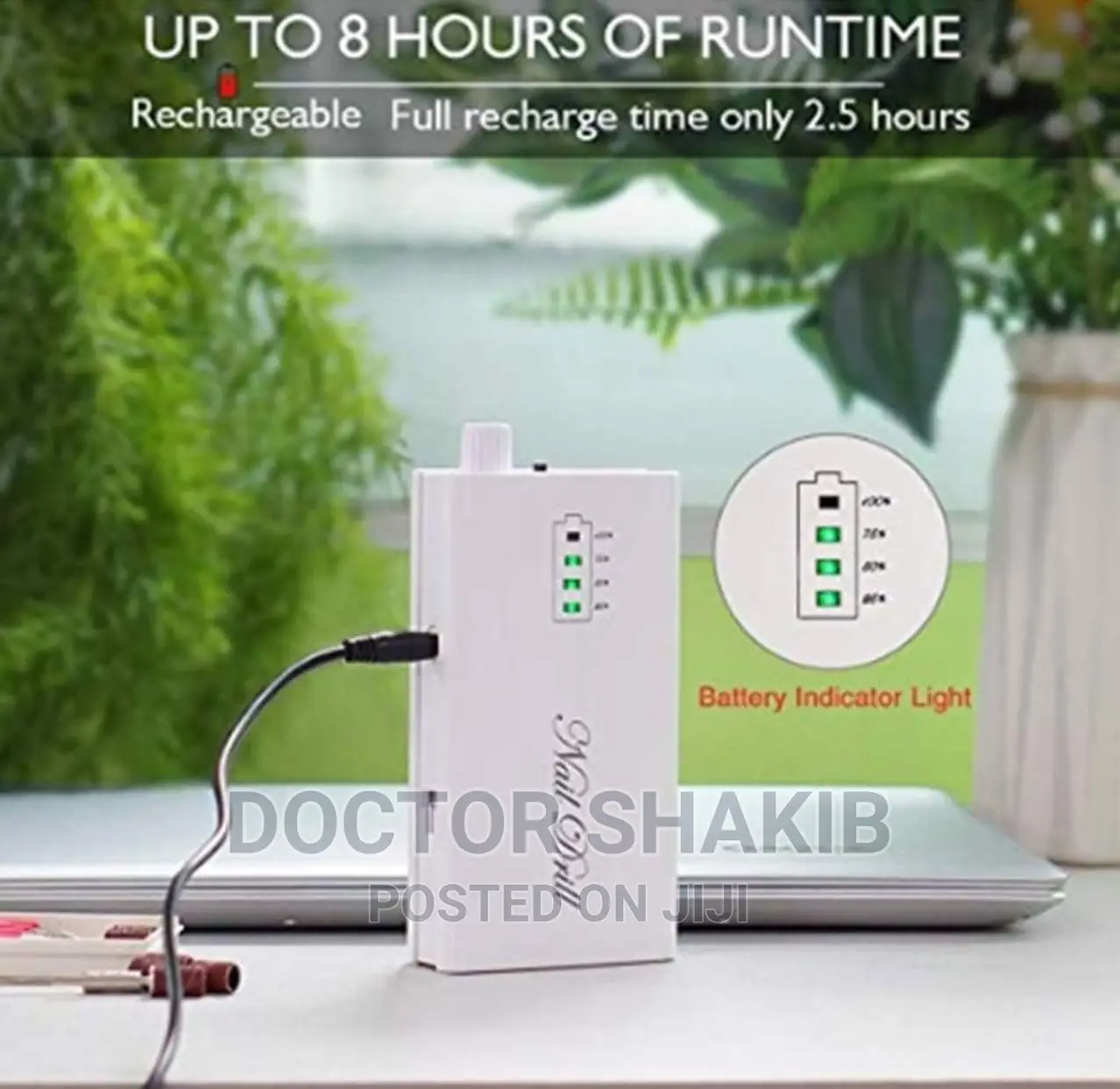 Rechargeable Portable Nail Drill