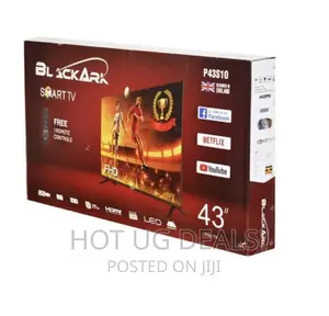 BLACKARK 43'' HD Smart Frameless TV With Netflix, Youtube