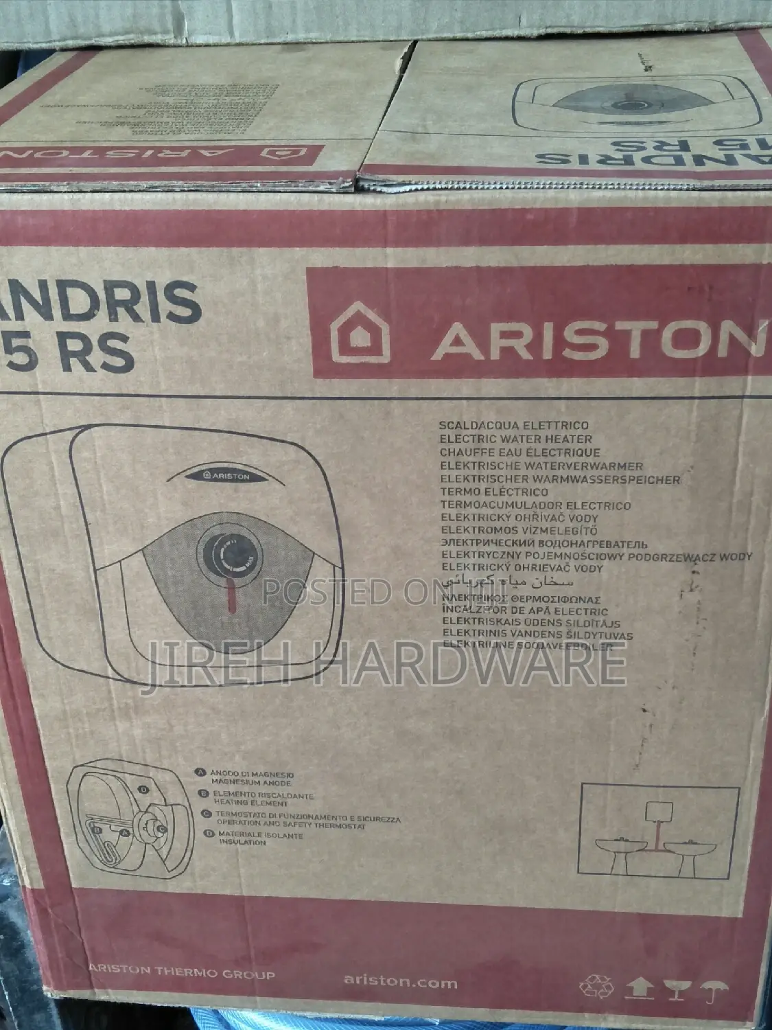 Italy Ariston 15L