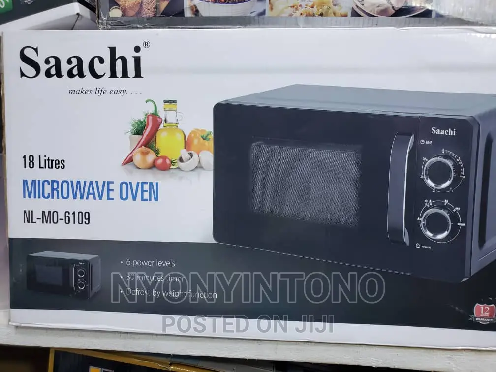 Saachi 20l Original Automatic Microwave Oven With Timer