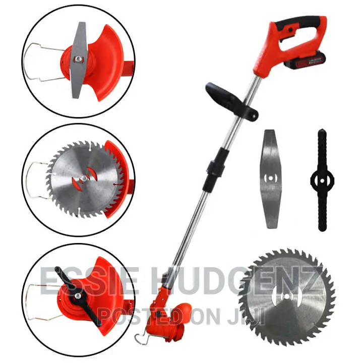 Rechargeable Grass Cutter With Two Batteries