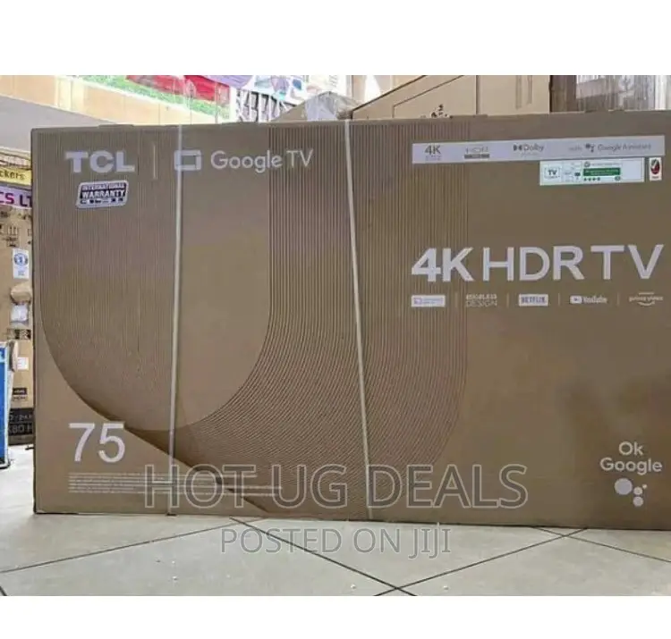 TCL 75-Inch HDR Smart Android LED TV, Bluetooth, Youtube