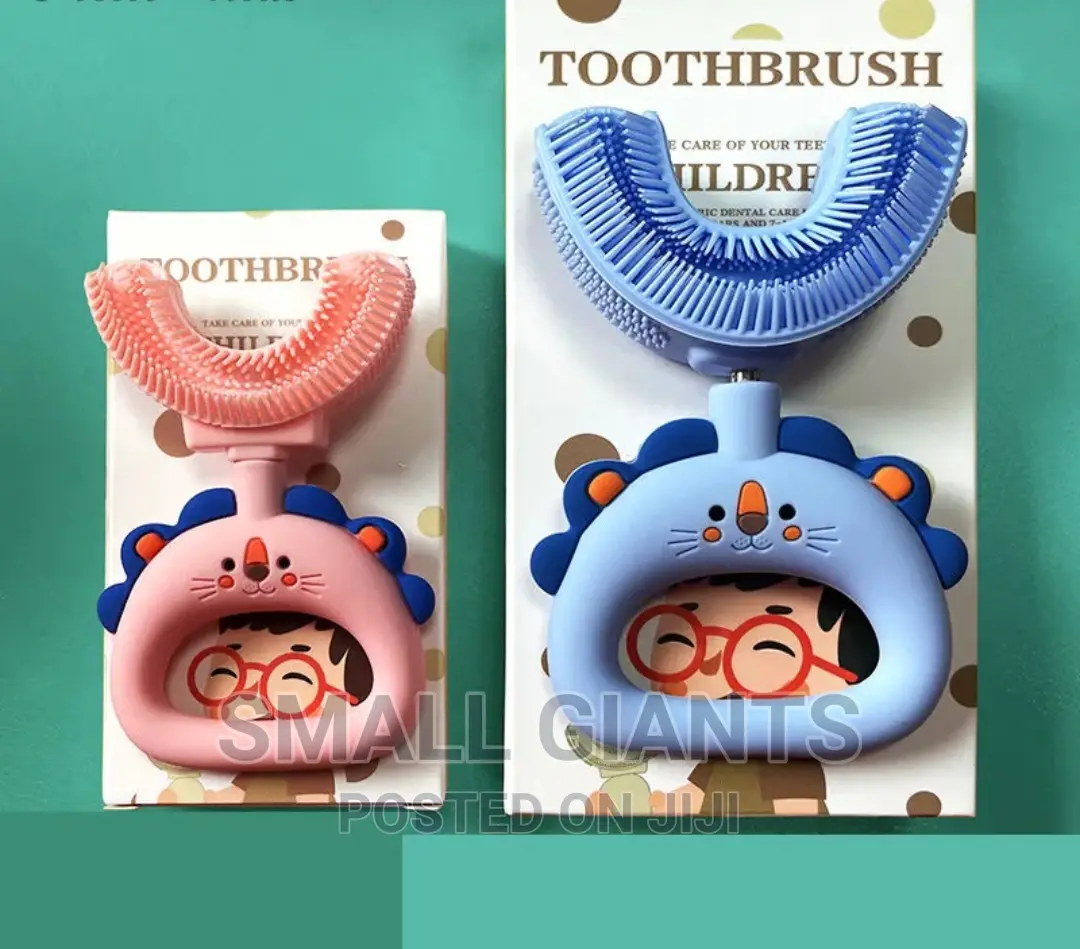 U-Shaped 360° Children's Cute Lion Toothbrush