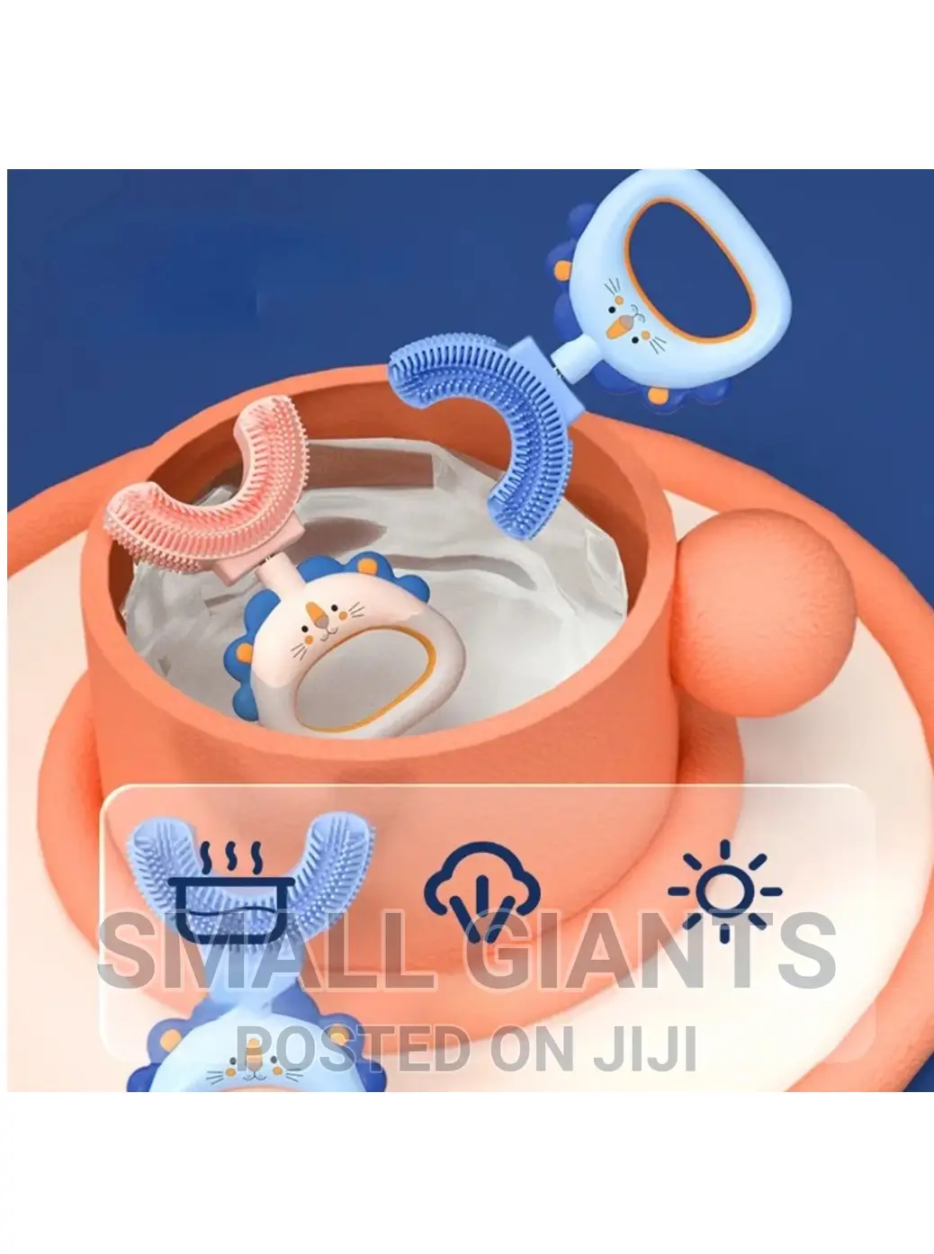 U-Shaped 360° Children's Cute Lion Toothbrush