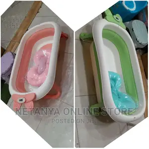 Photo - Baby Foldable Bathtub With Cushion