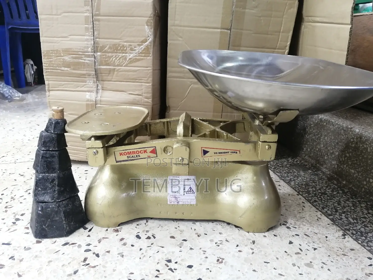 UNBS Stamped, 6 Stone Weighing Scale.