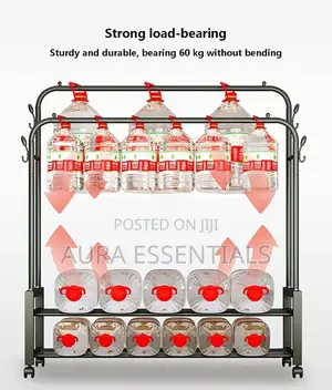 2 Poles Free Standing Garment Rail