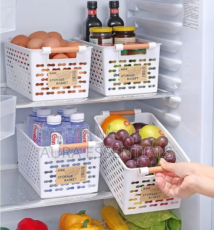 Portable Plastic Weave Basket