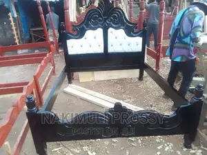 Quality 5x6 Bed for Sale White and Black