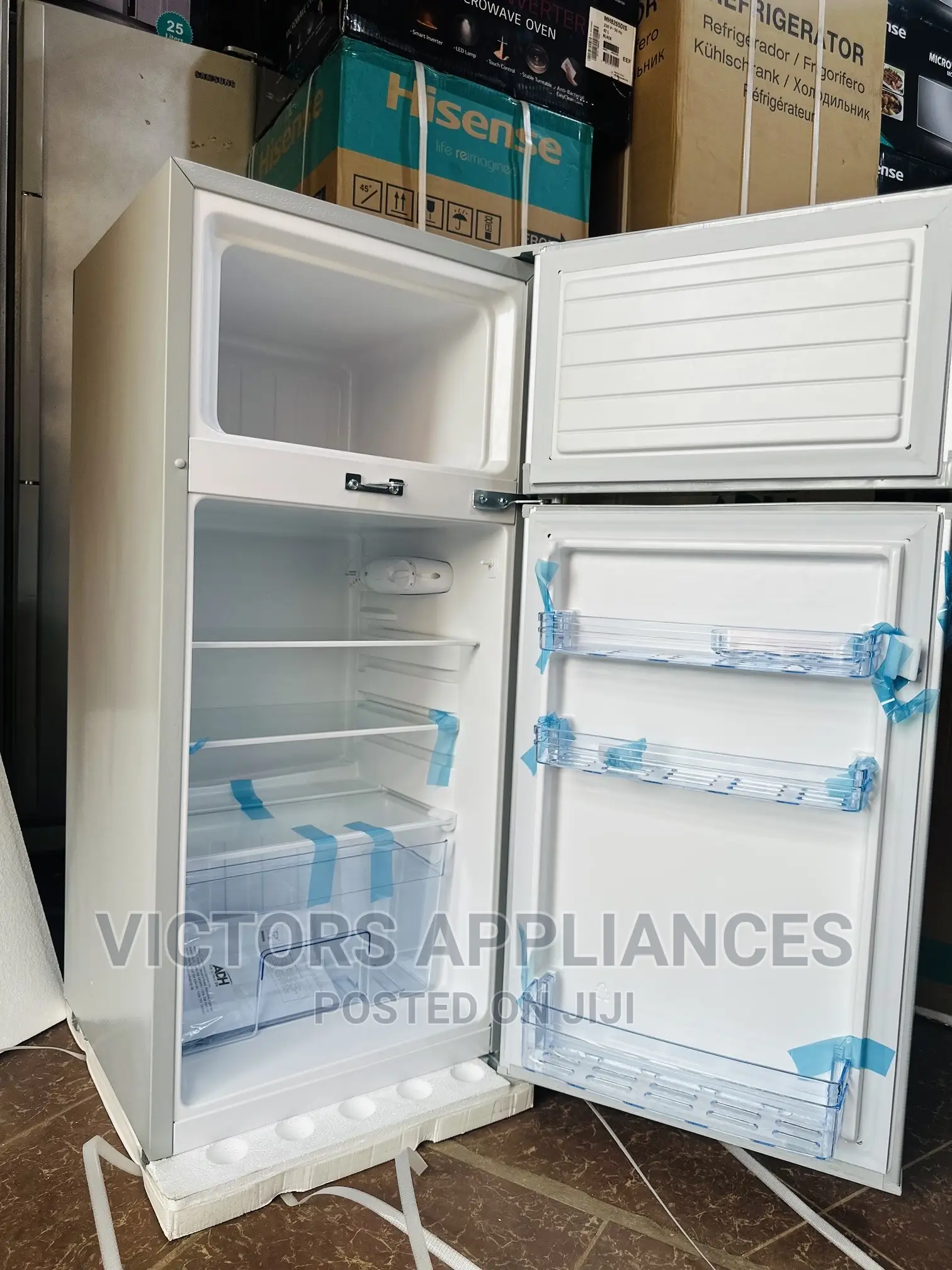 Adh Fridge 108L Double Door