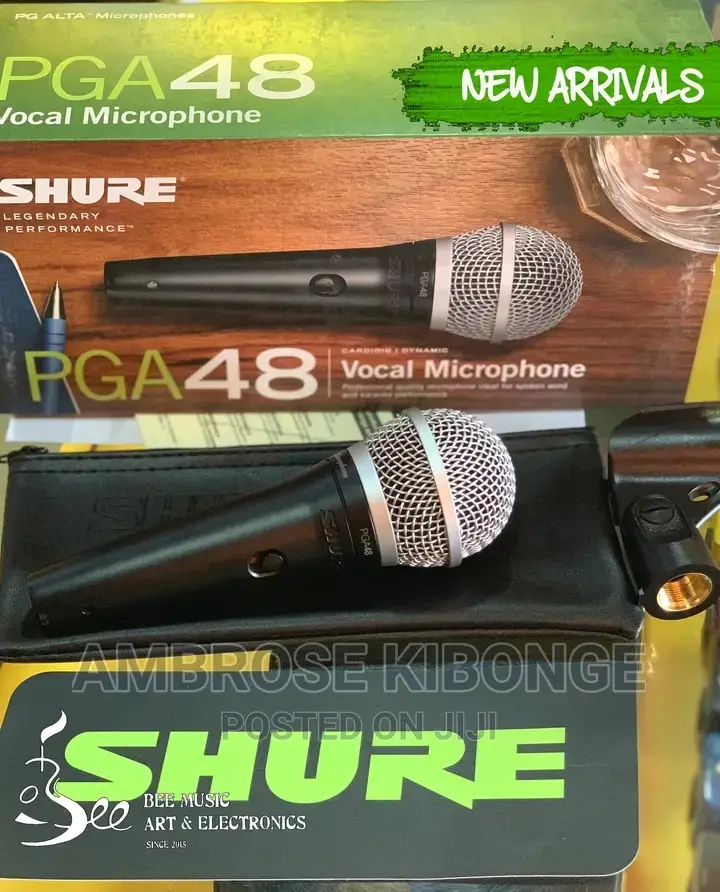 Top Sound Quality Shure PGA-48 Handheld Dynamic Microphone.
