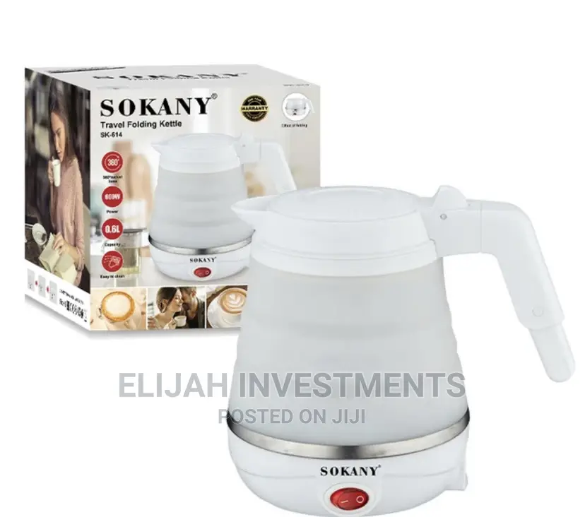 Sokany 0.6L Portable Expandable Collapsible Travel Kettle