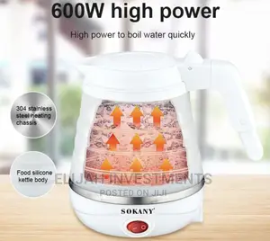 Sokany 0.6L Portable Expandable Collapsible Travel Kettle