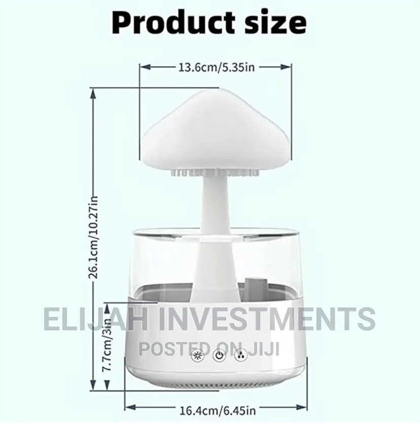 4in1 Mushroom Humidifier/ Raindrop Humidifier
