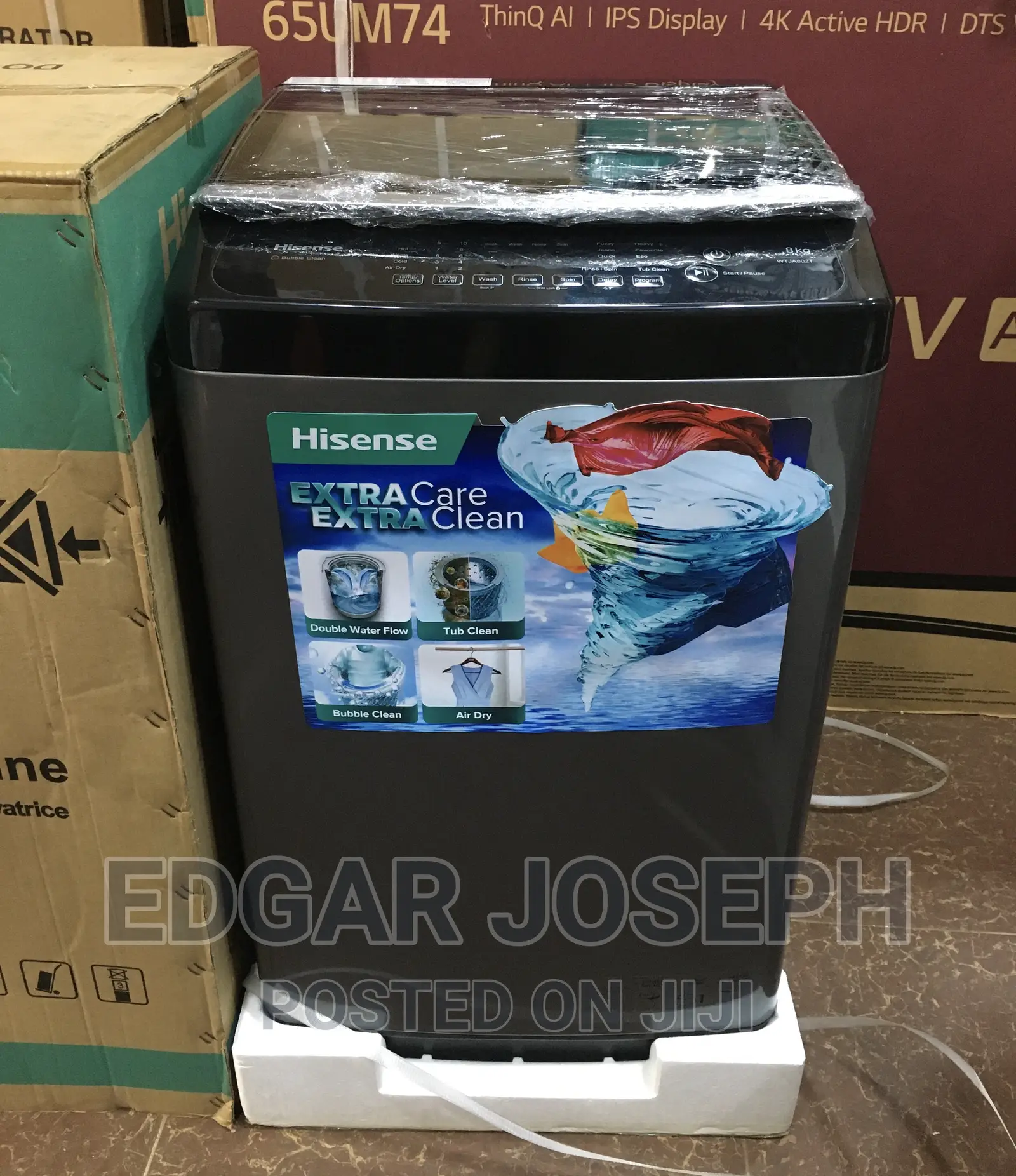 Hisense 8 Kg Top Loader Washing Machine in Central Division Home