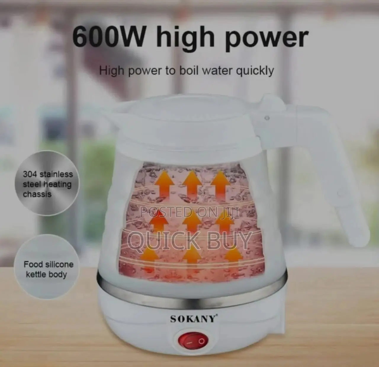 Sokany Travel Folding Kettle