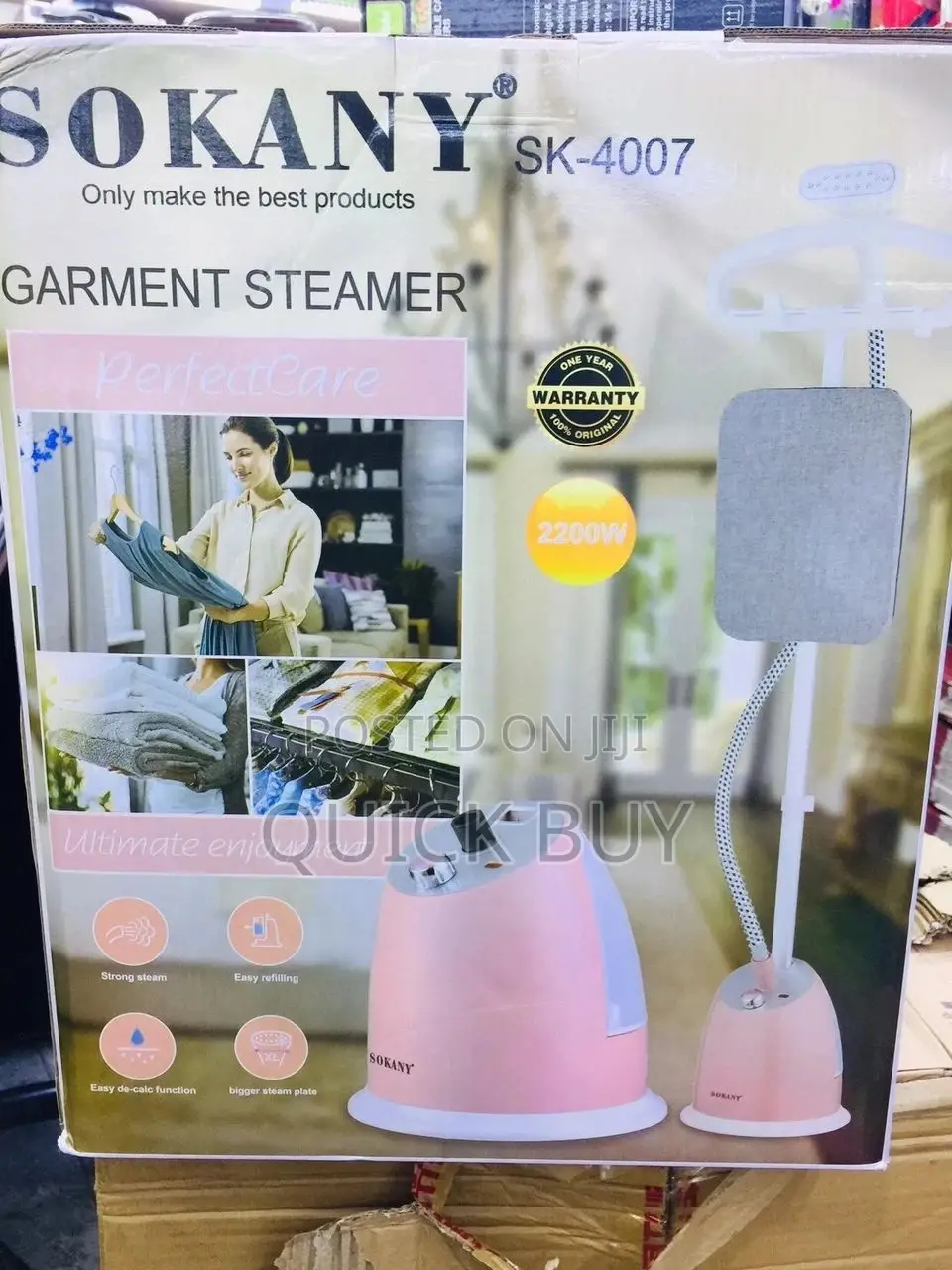 Sokany Vertical Garment Steamer Water Capacity 2.2L
