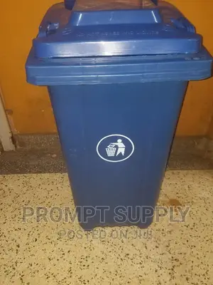 120L Outdoor Wastebin-Blue